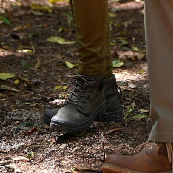 Palladium Pampa Hi HTG Supply Boots in Olive Night ASO Kate Middleton - Picture 10 of 10